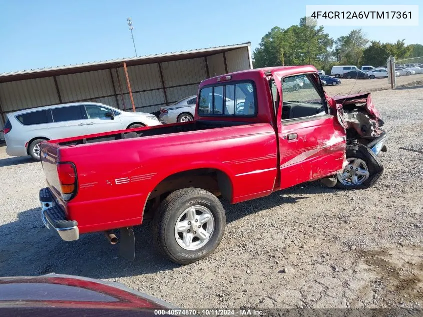 1997 Mazda B2300 Se VIN: 4F4CR12A6VTM17361 Lot: 40574870