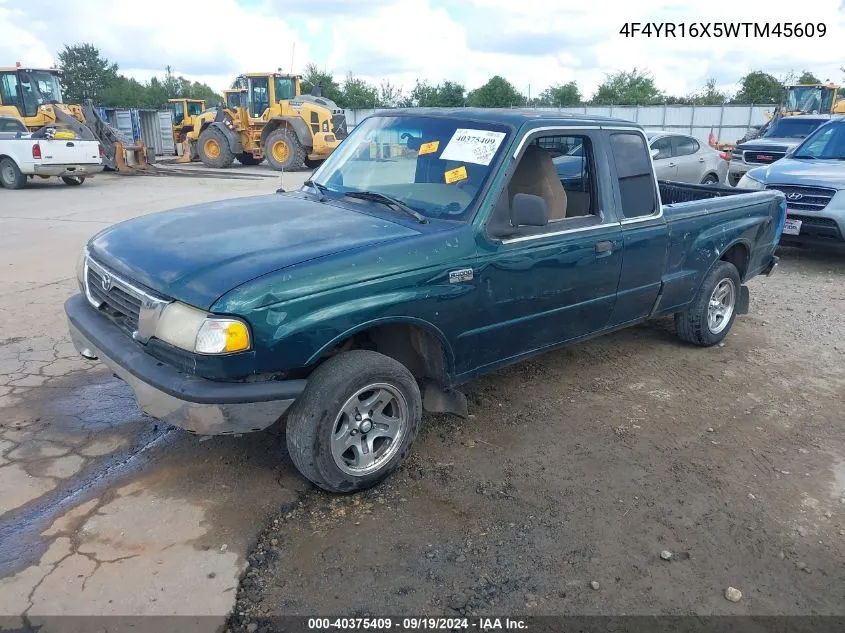 1998 Mazda B4000 Se VIN: 4F4YR16X5WTM45609 Lot: 40375409