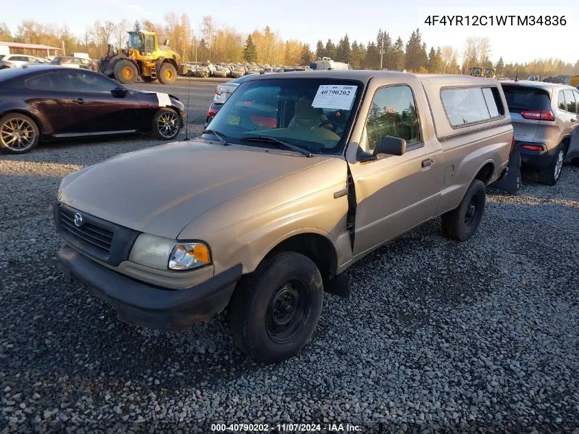 4F4YR12C1WTM34836 1998 Mazda B2500 Se/Sx