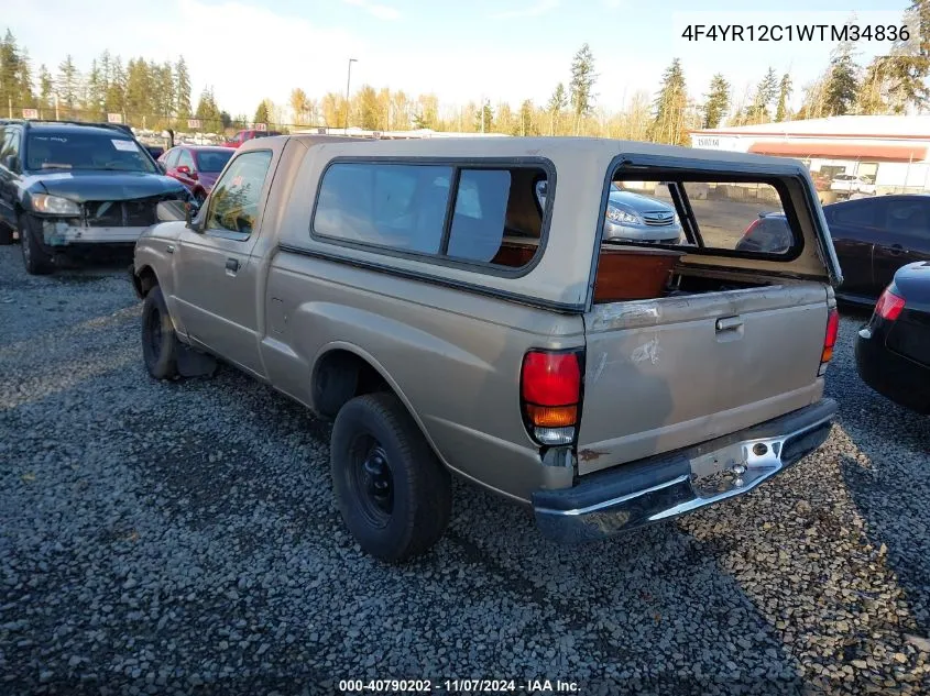 4F4YR12C1WTM34836 1998 Mazda B2500 Se/Sx