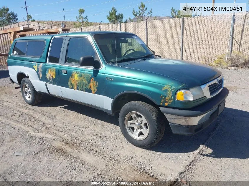 1999 Mazda B2500 Se VIN: 4F4YR16C4XTM00451 Lot: 40552554