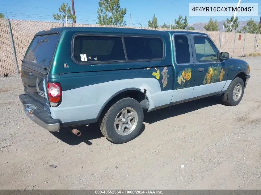 1999 Mazda B2500 Se VIN: 4F4YR16C4XTM00451 Lot: 40552554