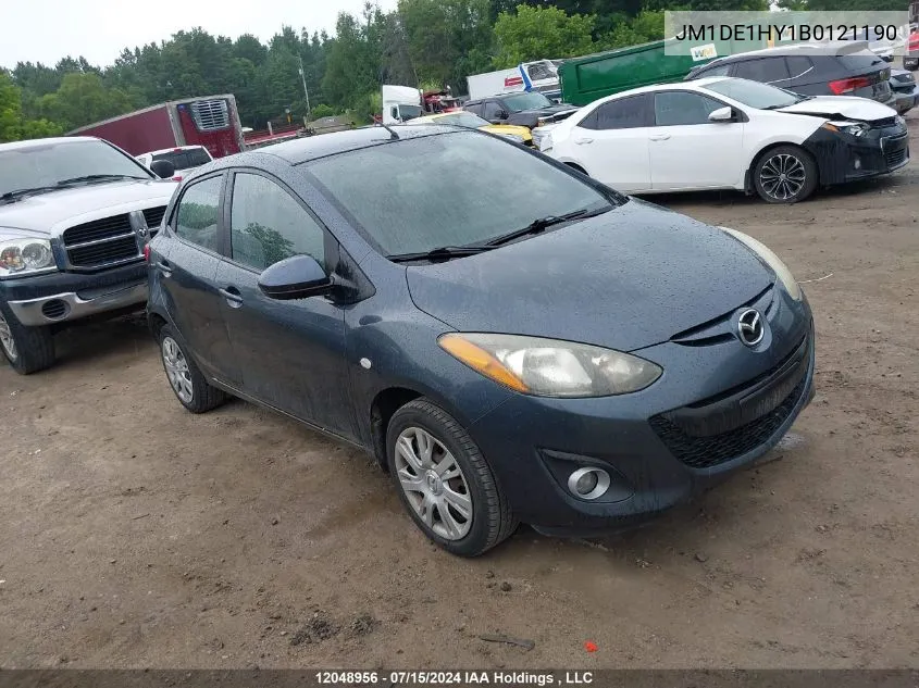 2011 Mazda Mazda2 VIN: JM1DE1HY1B0121190 Lot: 12048956