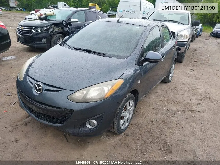 2011 Mazda Mazda2 VIN: JM1DE1HY1B0121190 Lot: 12048956