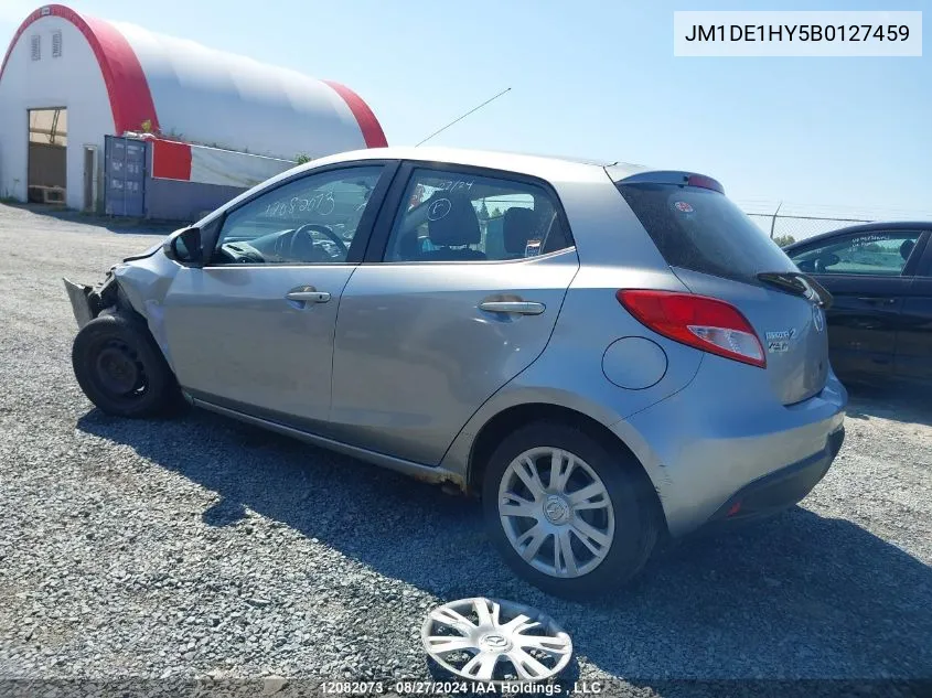 2011 Mazda Mazda2 VIN: JM1DE1HY5B0127459 Lot: 12082073