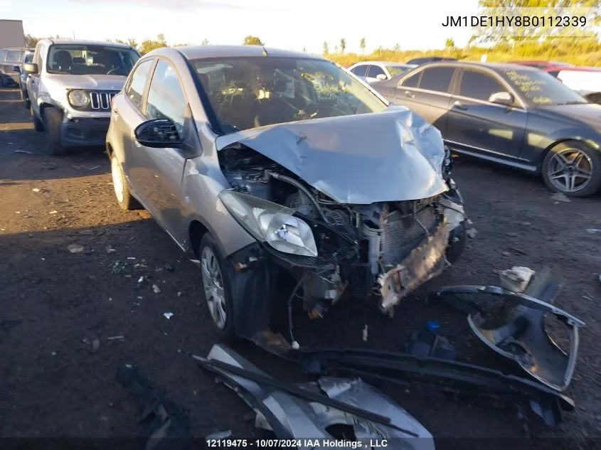 JM1DE1HY8B0112339 2011 Mazda Mazda2