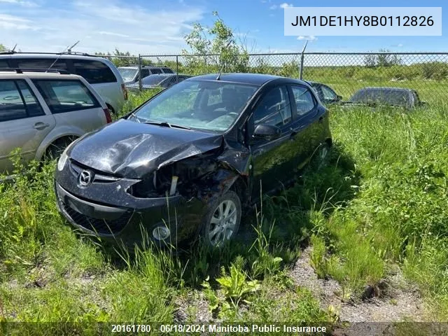 2011 Mazda 2 Mazda Gs VIN: JM1DE1HY8B0112826 Lot: 20161780