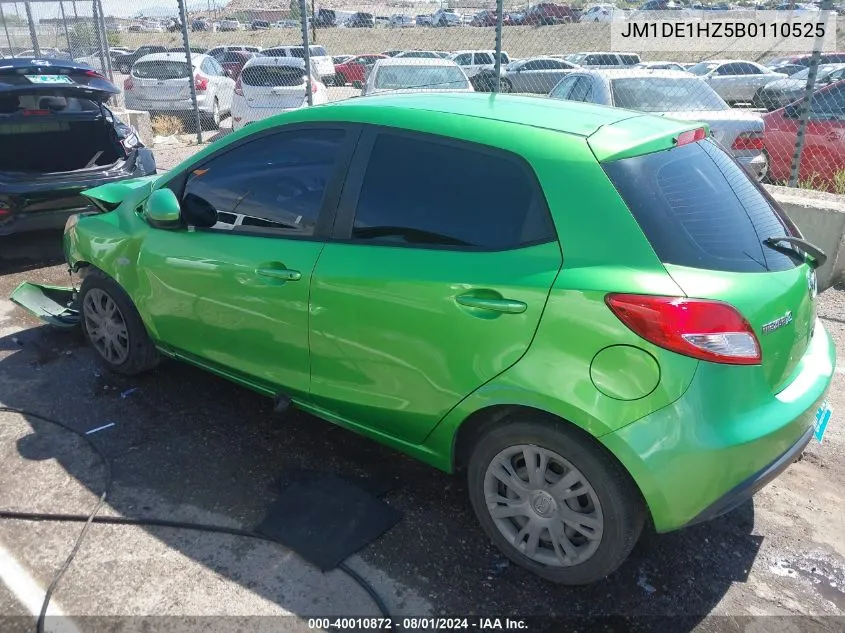 2011 Mazda Mazda2 Sport VIN: JM1DE1HZ5B0110525 Lot: 40010872