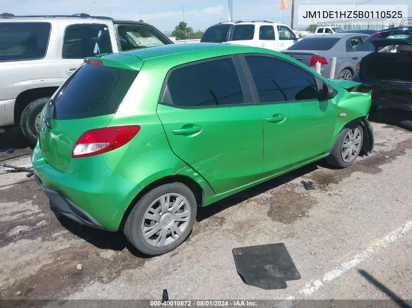 JM1DE1HZ5B0110525 2011 Mazda Mazda2 Sport