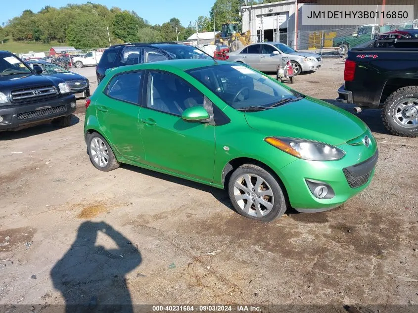 2011 Mazda Mazda2 Touring VIN: JM1DE1HY3B0116850 Lot: 40231684