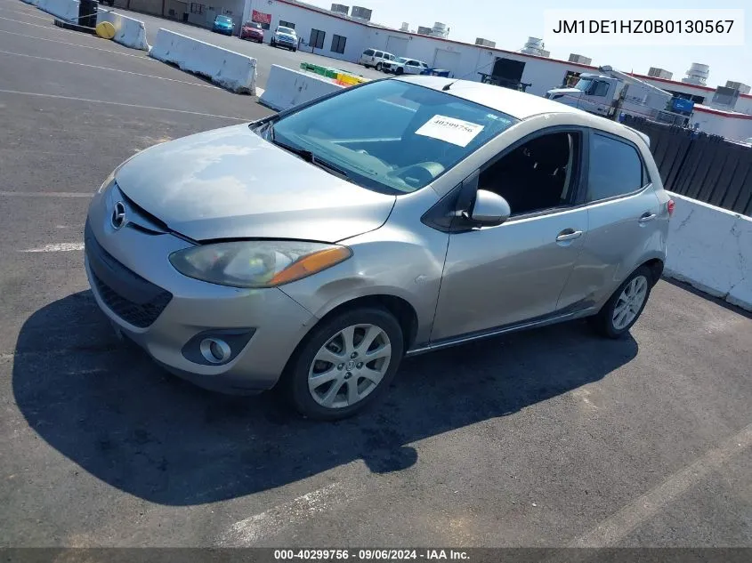 JM1DE1HZ0B0130567 2011 Mazda Mazda2 Touring