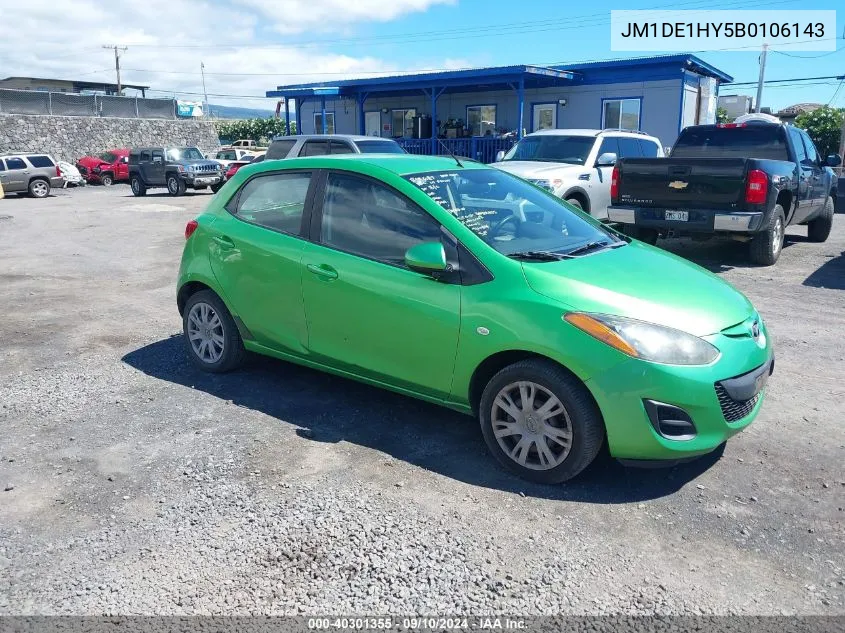 2011 Mazda Mazda2 Sport VIN: JM1DE1HY5B0106143 Lot: 40301355