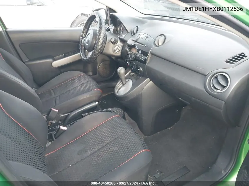 JM1DE1HYXB0112536 2011 Mazda Mazda2 Touring