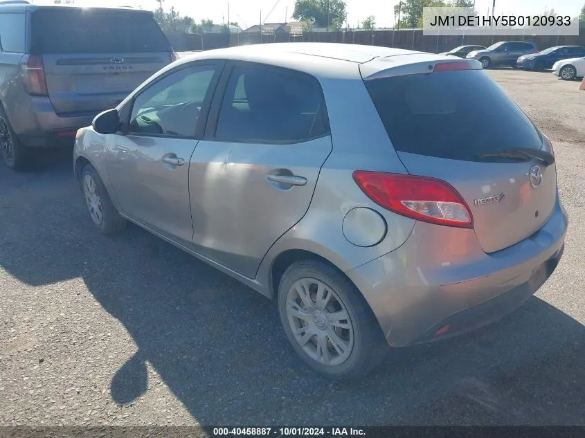 2011 Mazda Mazda2 Sport VIN: JM1DE1HY5B0120933 Lot: 40458887