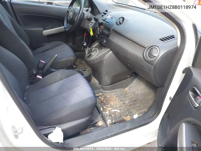 JM1DE1HZ8B0118974 2011 Mazda Mazda2 Sport