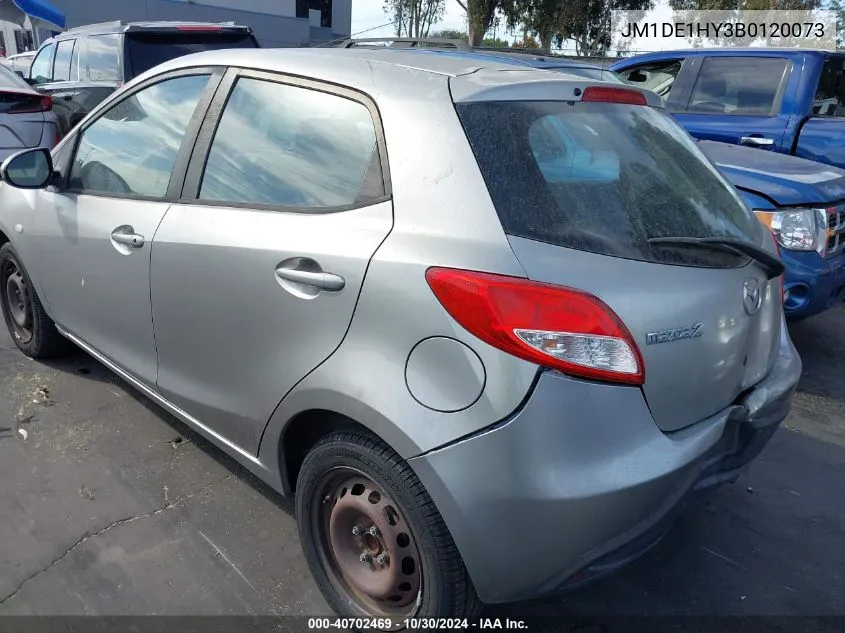 2011 Mazda Mazda2 Sport VIN: JM1DE1HY3B0120073 Lot: 40702469