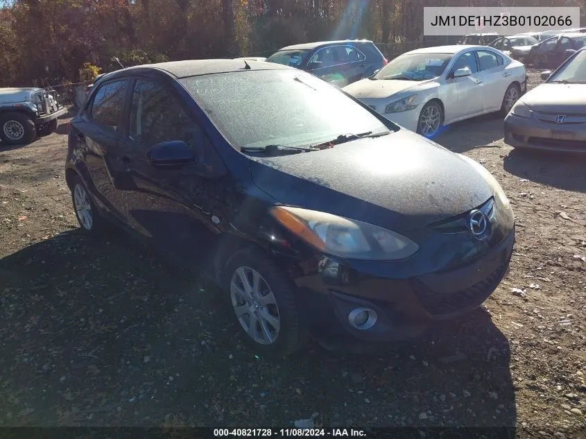 2011 Mazda Mazda2 Touring VIN: JM1DE1HZ3B0102066 Lot: 40821728