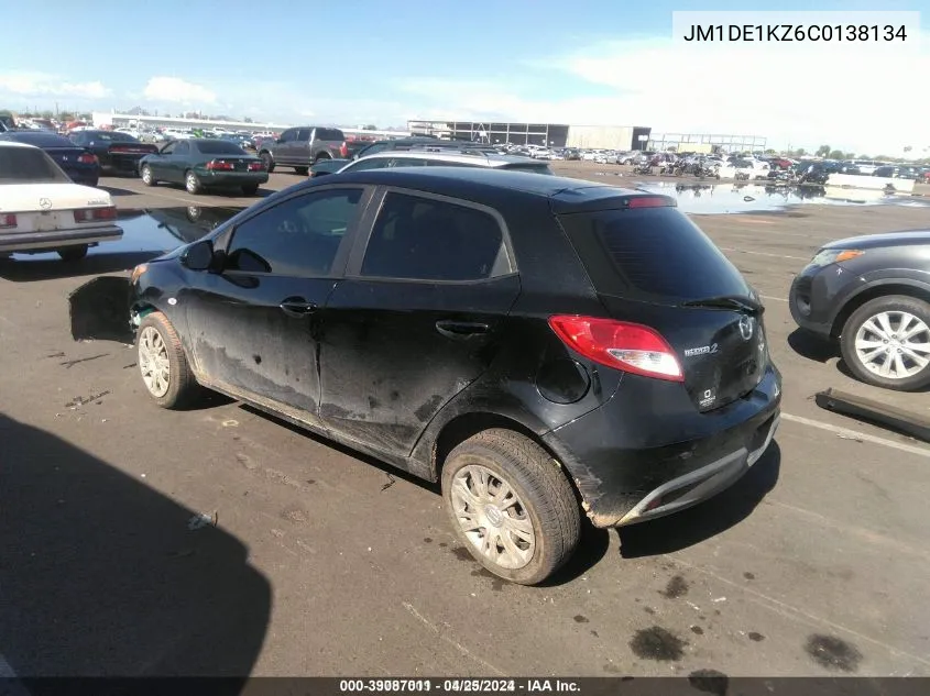 2012 Mazda Mazda2 Sport VIN: JM1DE1KZ6C0138134 Lot: 39087011