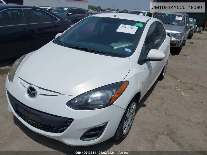 JM1DE1KY5C0148080 2012 Mazda Mazda2 Sport