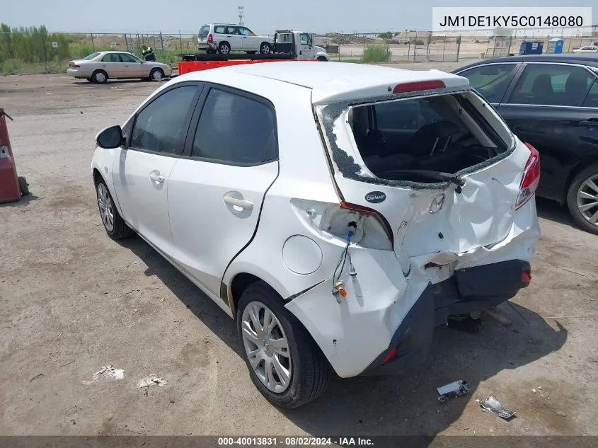 JM1DE1KY5C0148080 2012 Mazda Mazda2 Sport