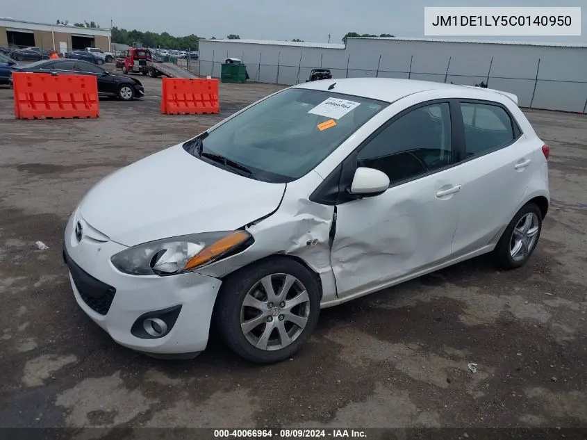 2012 Mazda Mazda2 Touring VIN: JM1DE1LY5C0140950 Lot: 40066964