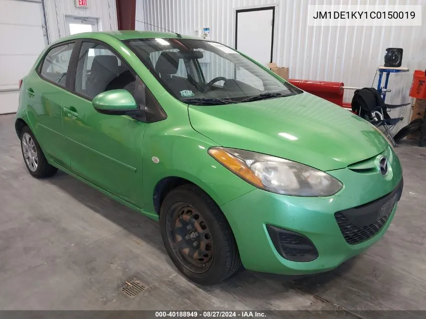 JM1DE1KY1C0150019 2012 Mazda Mazda2 Sport