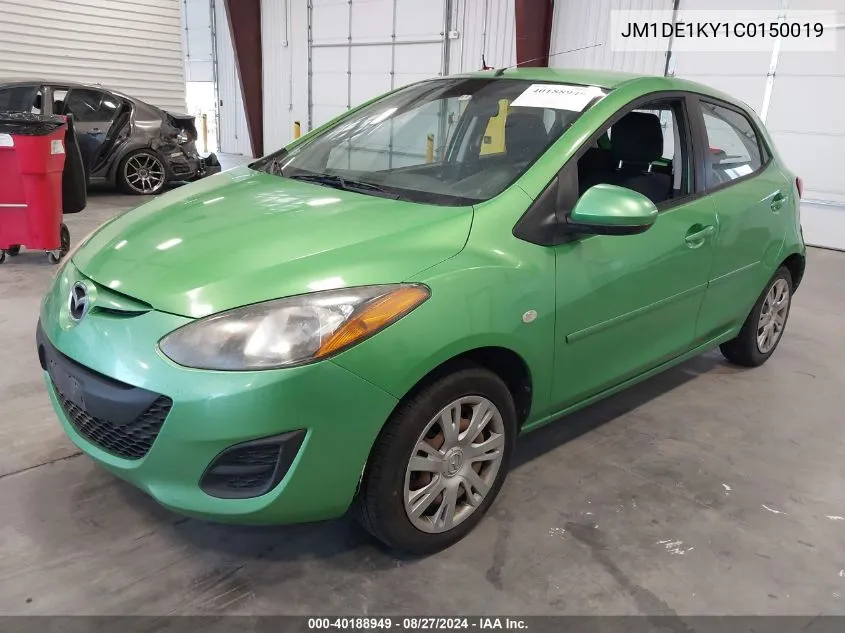 JM1DE1KY1C0150019 2012 Mazda Mazda2 Sport