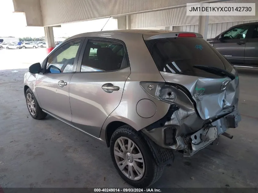 JM1DE1KYXC0142730 2012 Mazda Mazda2 Sport