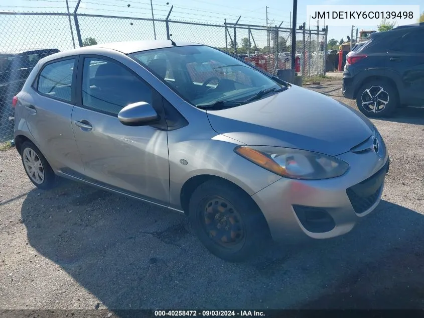 JM1DE1KY6C0139498 2012 Mazda Mazda2 Sport