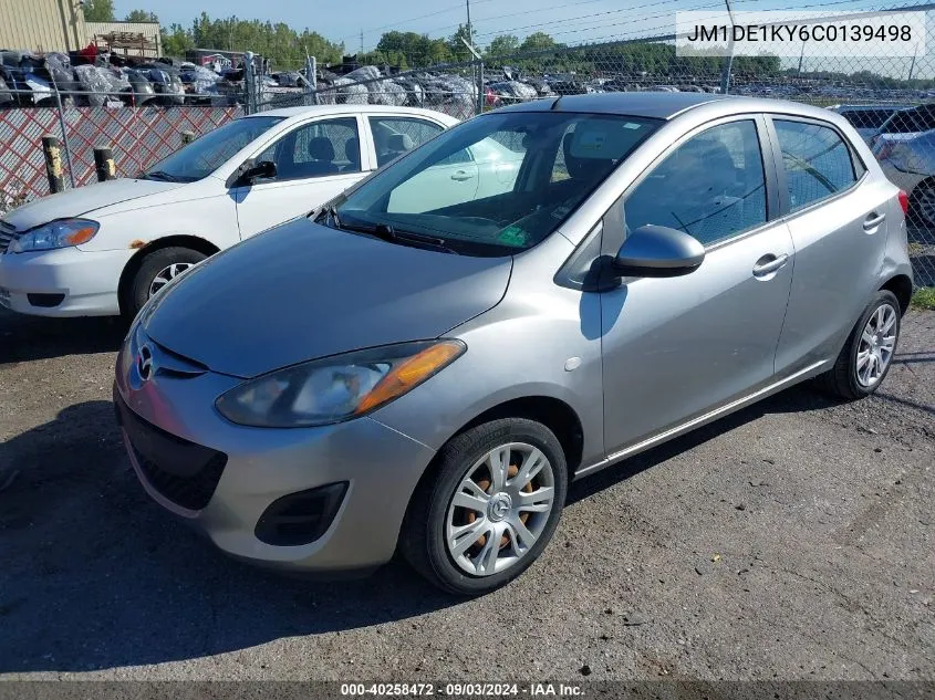 JM1DE1KY6C0139498 2012 Mazda Mazda2 Sport