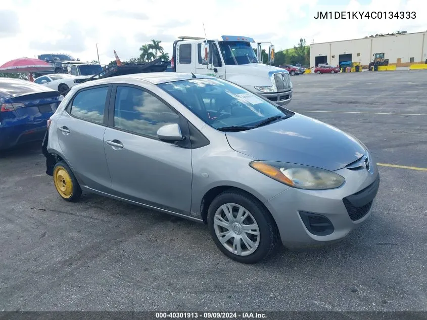 2012 Mazda Mazda2 Sport VIN: JM1DE1KY4C0134333 Lot: 40301913