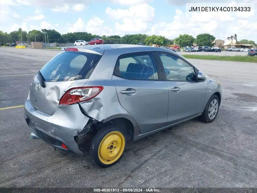 2012 Mazda Mazda2 Sport VIN: JM1DE1KY4C0134333 Lot: 40301913