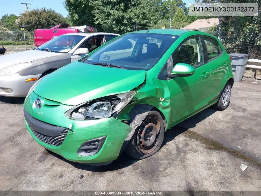 JM1DE1KY3C0132377 2012 Mazda Mazda2 Sport