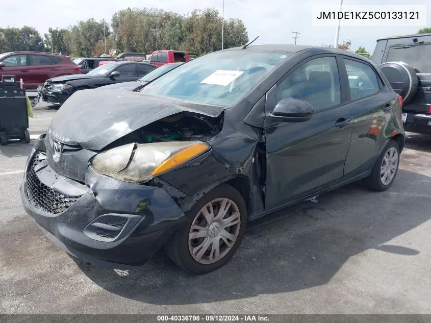 2012 Mazda Mazda2 VIN: JM1DE1KZ5C0133121 Lot: 40336798