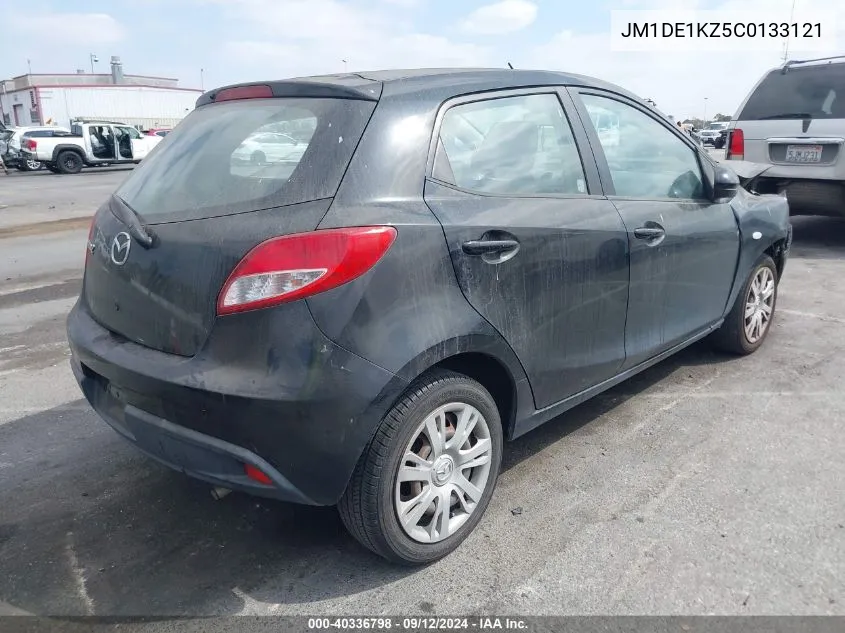 2012 Mazda Mazda2 VIN: JM1DE1KZ5C0133121 Lot: 40336798