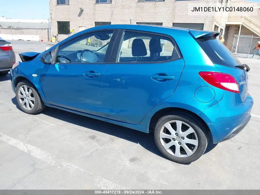 JM1DE1LY1C0148060 2012 Mazda Mazda2 Touring