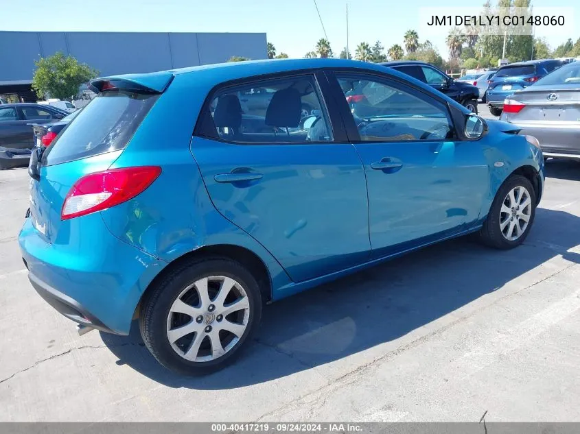 2012 Mazda Mazda2 Touring VIN: JM1DE1LY1C0148060 Lot: 40417219