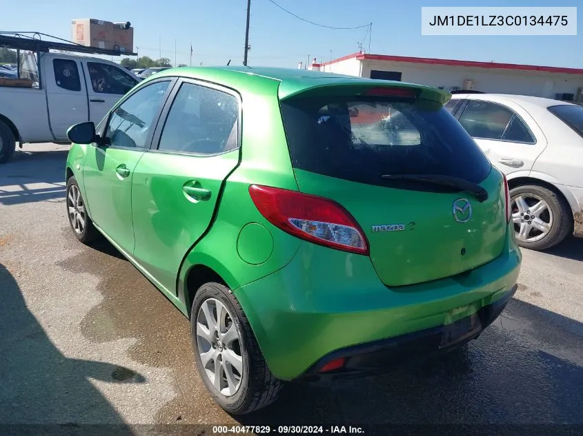 2012 Mazda Mazda2 Touring VIN: JM1DE1LZ3C0134475 Lot: 40477829