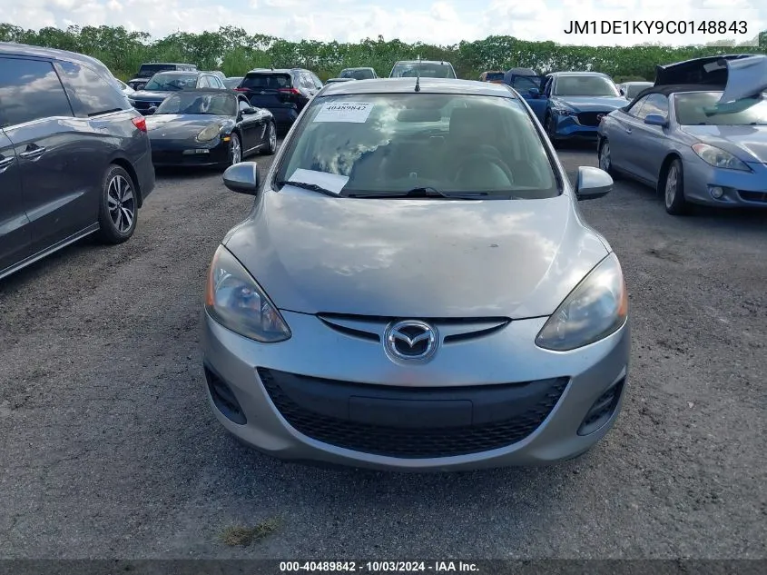 JM1DE1KY9C0148843 2012 Mazda Mazda2 Sport