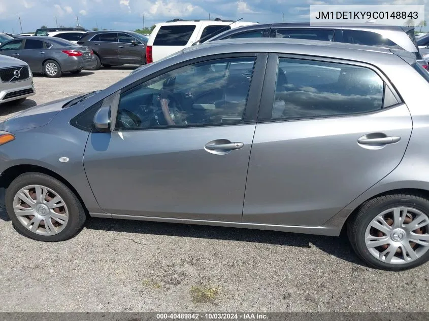 JM1DE1KY9C0148843 2012 Mazda Mazda2 Sport