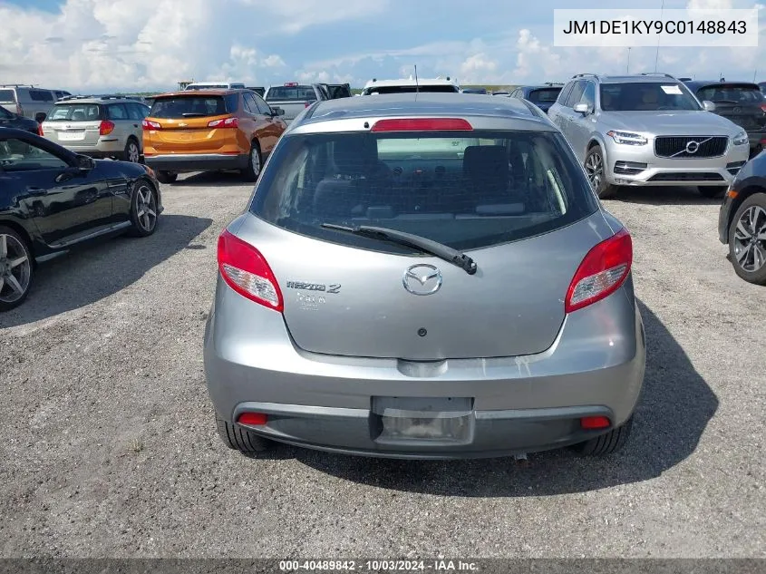 2012 Mazda Mazda2 Sport VIN: JM1DE1KY9C0148843 Lot: 40489842