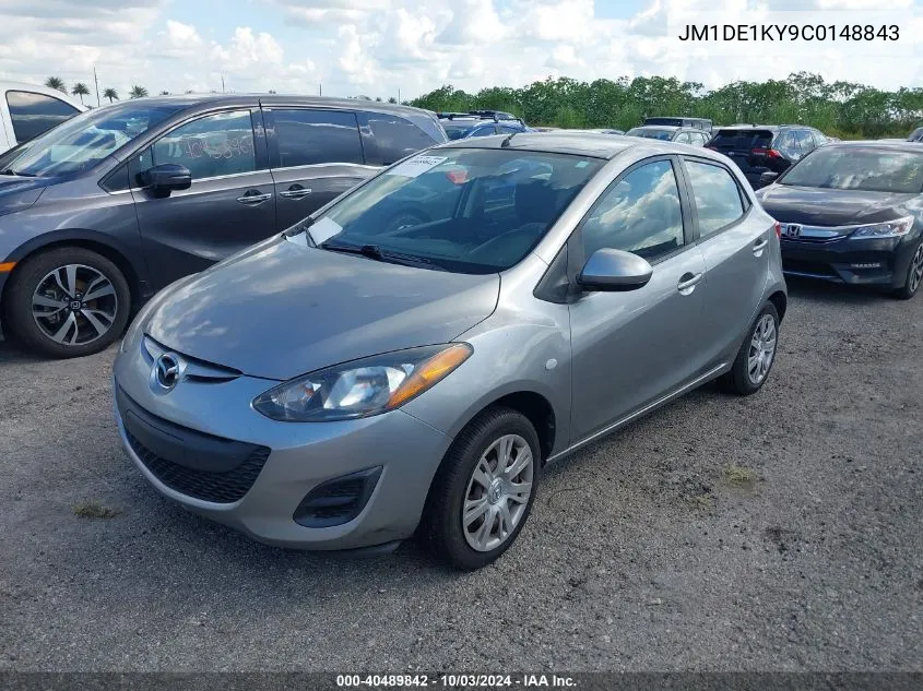 2012 Mazda Mazda2 Sport VIN: JM1DE1KY9C0148843 Lot: 40489842