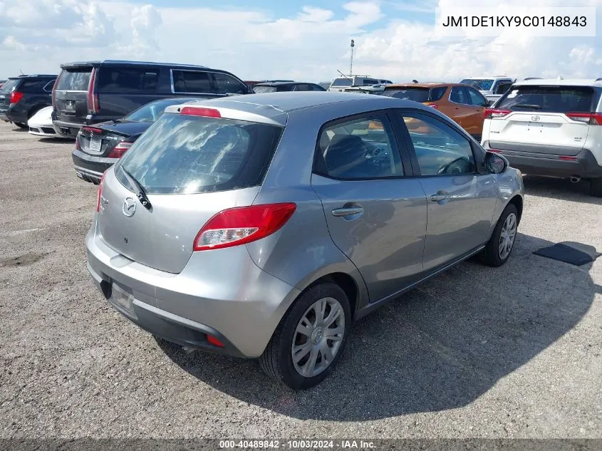 2012 Mazda Mazda2 Sport VIN: JM1DE1KY9C0148843 Lot: 40489842