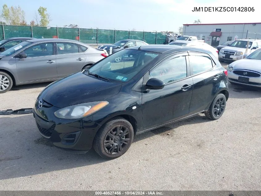 2012 Mazda Mazda2 Sport VIN: JM1DE1KZ5C0142806 Lot: 40527456