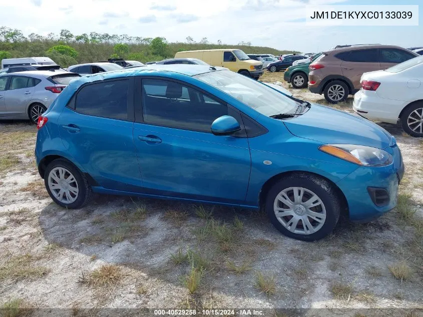 2012 Mazda Mazda2 Sport VIN: JM1DE1KYXC0133039 Lot: 40529258