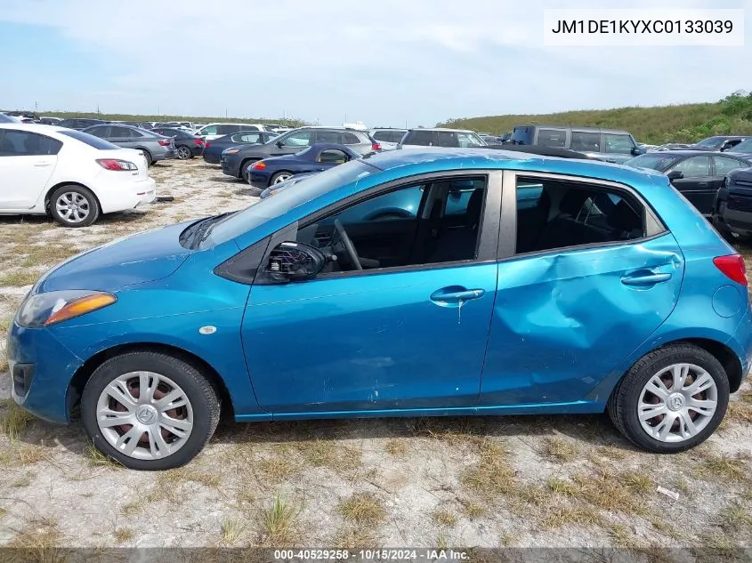 2012 Mazda Mazda2 Sport VIN: JM1DE1KYXC0133039 Lot: 40529258