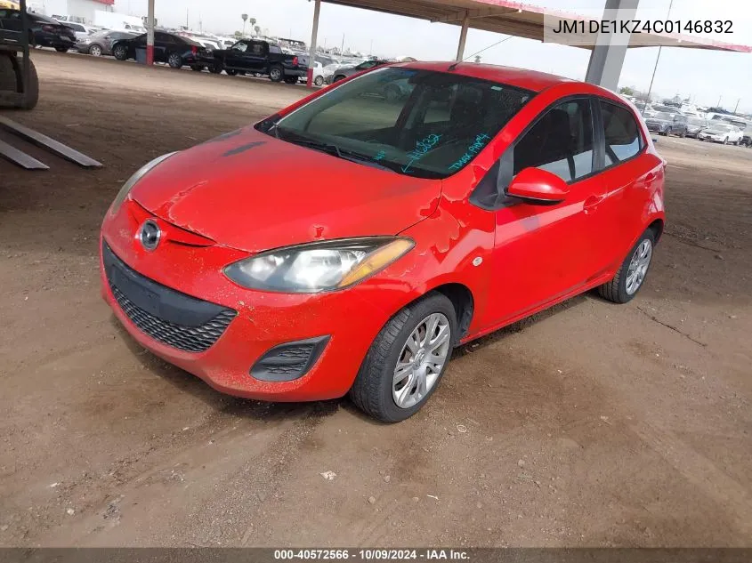 2012 Mazda Mazda2 Sport VIN: JM1DE1KZ4C0146832 Lot: 40572566