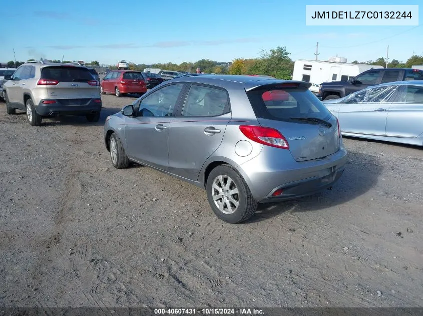 2012 Mazda Mazda2 Touring VIN: JM1DE1LZ7C0132244 Lot: 40607431