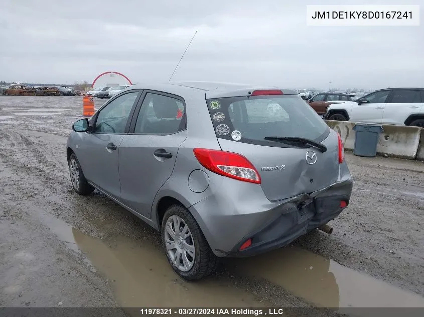 JM1DE1KY8D0167241 2013 Mazda Mazda2