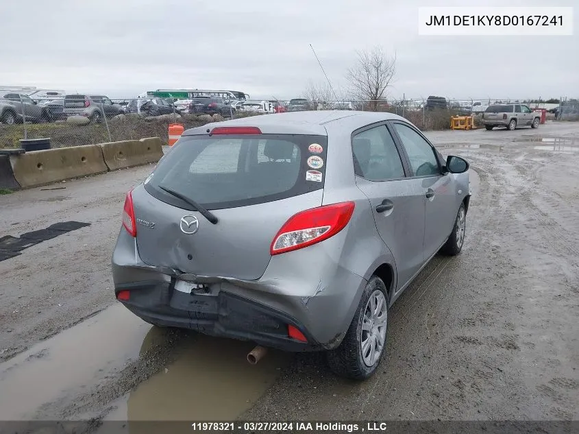 JM1DE1KY8D0167241 2013 Mazda Mazda2